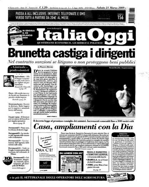 Italia oggi : quotidiano di economia finanza e politica